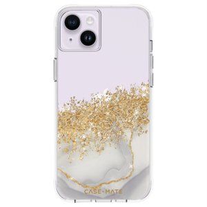 CaseMate Case Mate Protective Case for iPhone 14 Plus Gold Karat Marble NWT